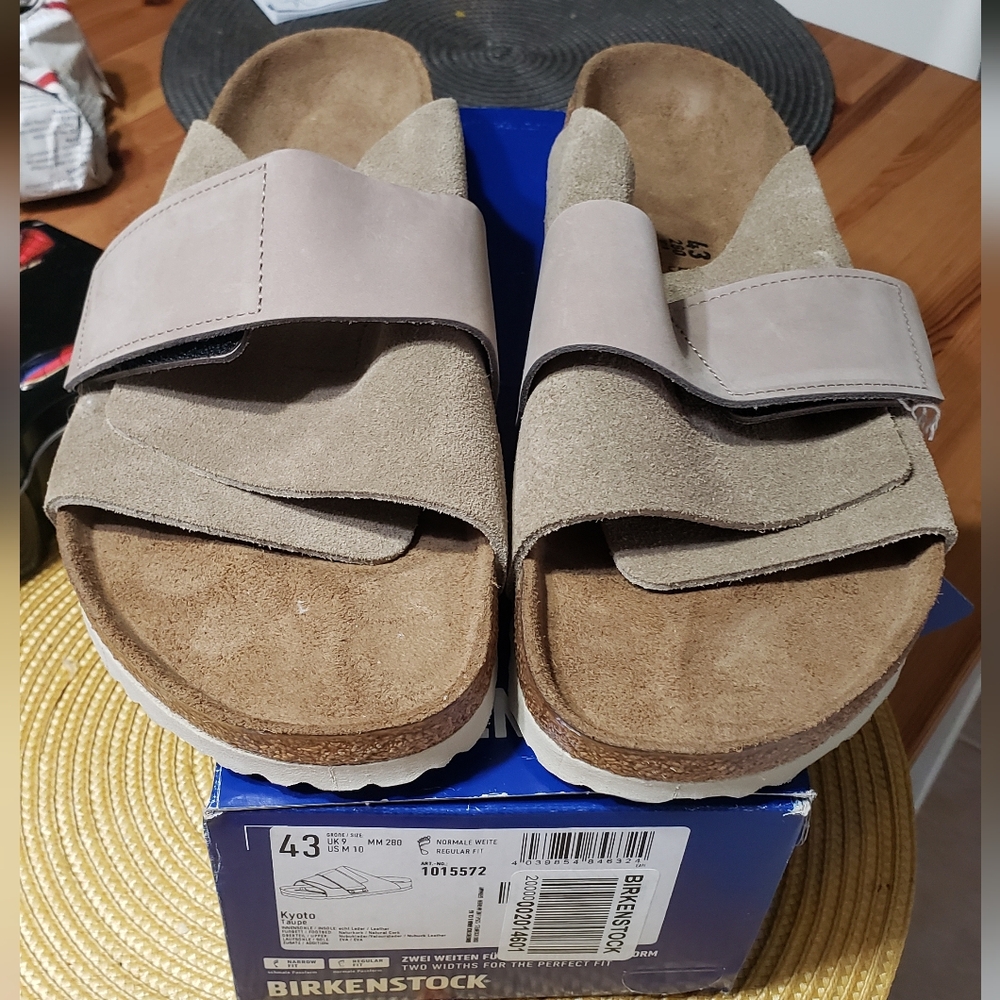 New 43 Kyoto Birkenstock  Taupe